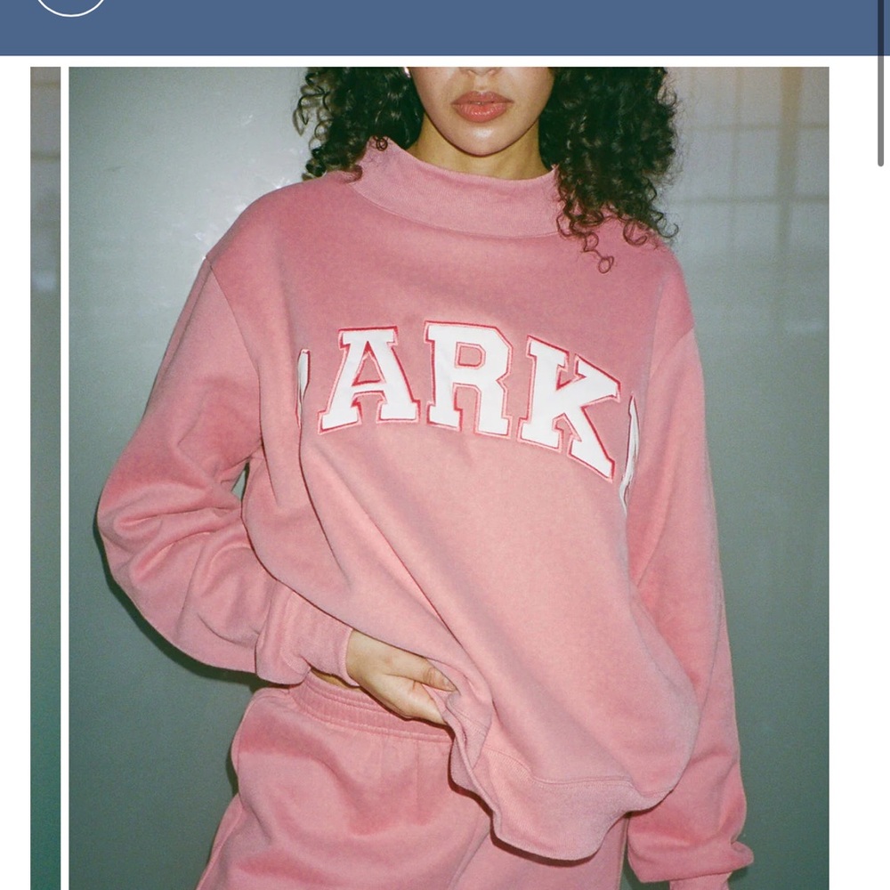 PARKE LIMITED EDITION Valentine's Day Varsity Mockneck